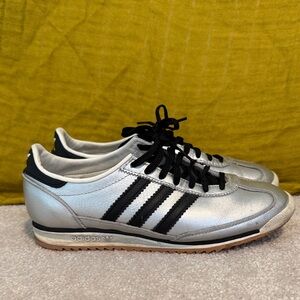 Adidas SL 72 Metallic Silver Sneakers